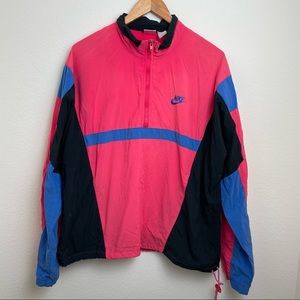 “Nike” pink windbreaker jacket